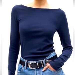 Gap Modern Boat Neck Tee - NWT Tall